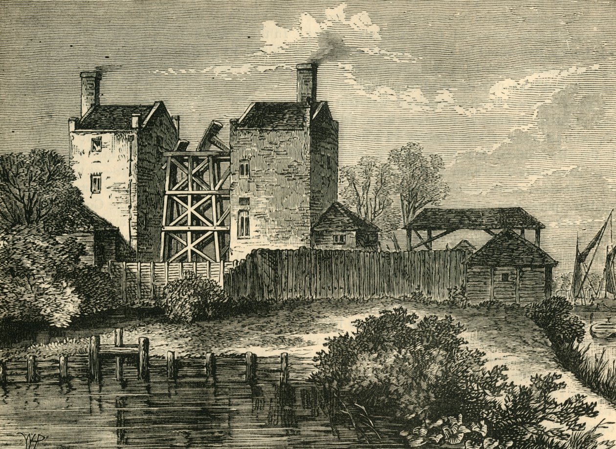 Chelsea Water-Works, v roce 1750, c1876. od Unbekannt