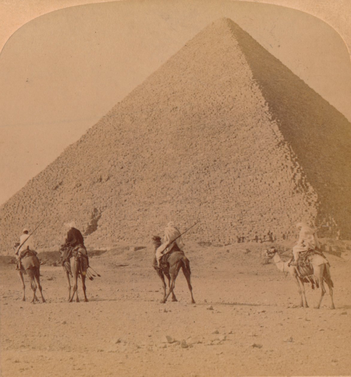 Cheops, největší z pyramid, Egypt, 1896 od Unbekannt