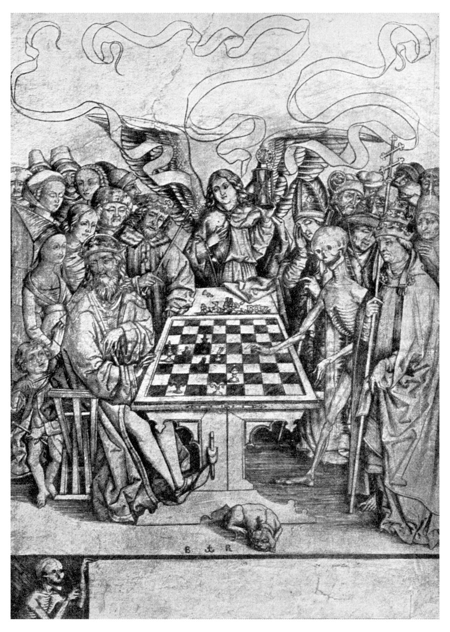 Chess: Death mat a král, c1400 1956 od Unbekannt