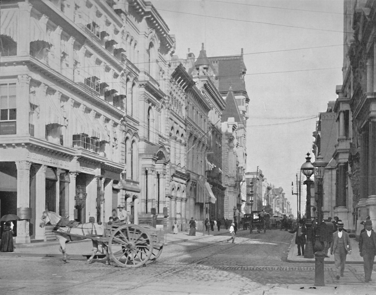 Chestnut Street, Philadelphia, 19. století od Unbekannt