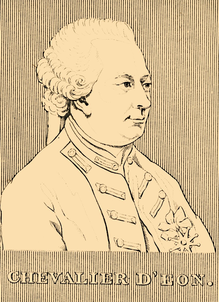 Chevalier DEon, 1728-1810, 1830. od Unbekannt