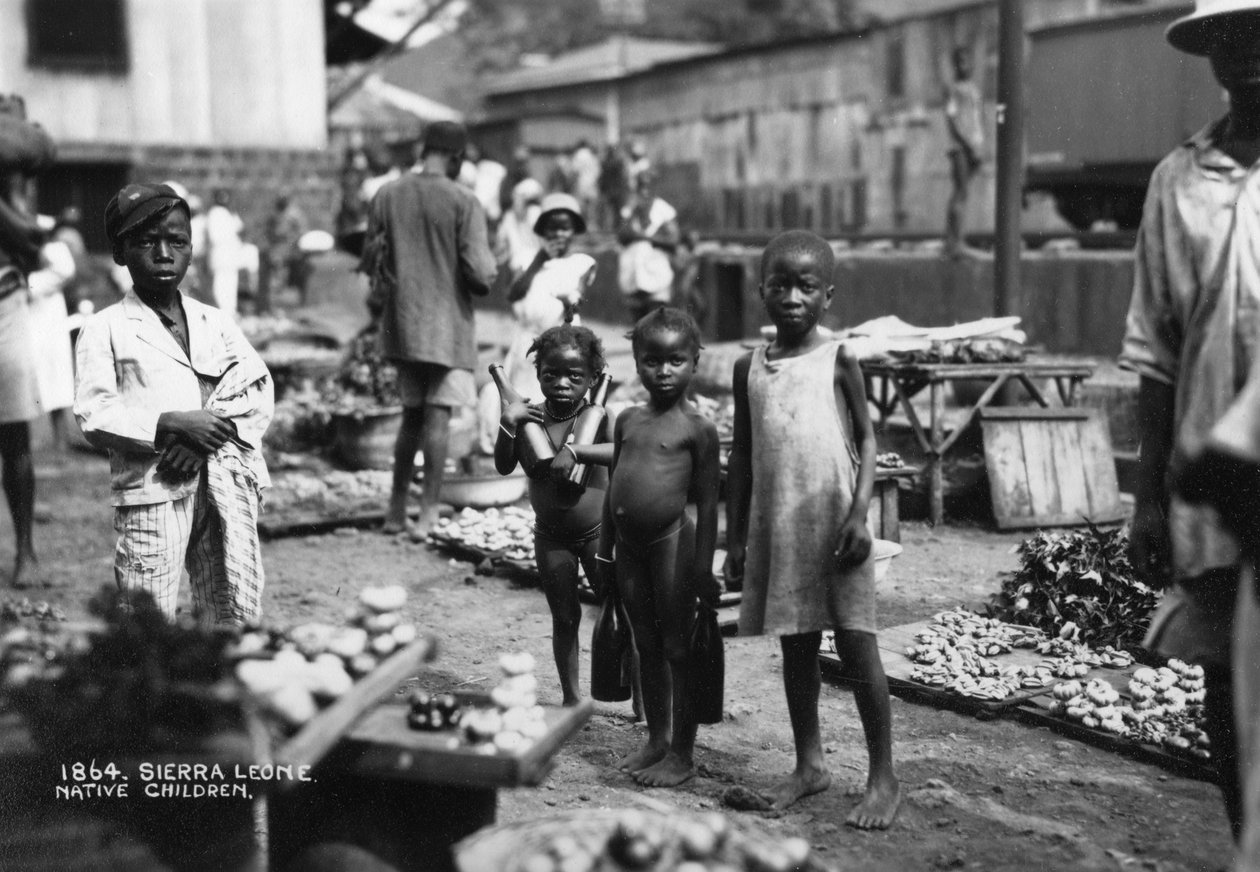 Děti, Sierra Leone, 20. století od Unbekannt