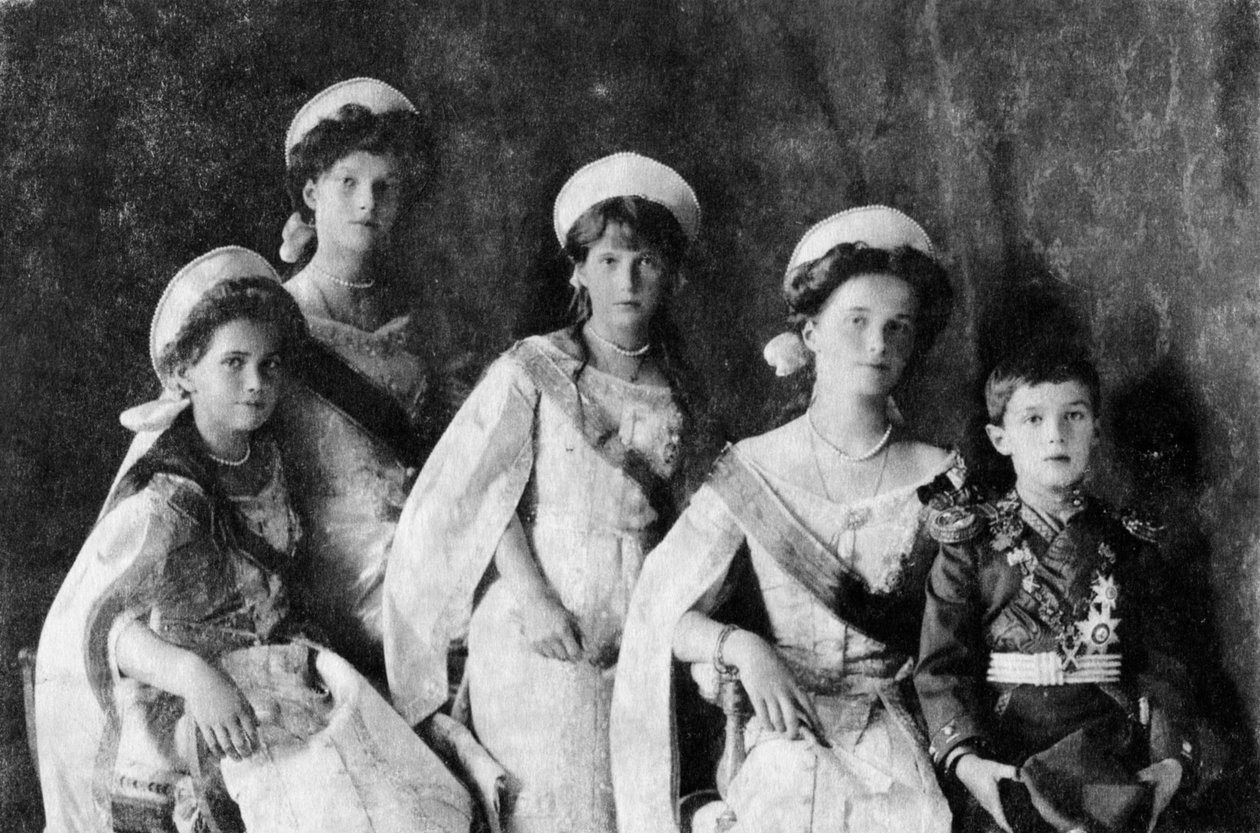 Děti cara Nicholase II Ruska, c1910. od Unbekannt