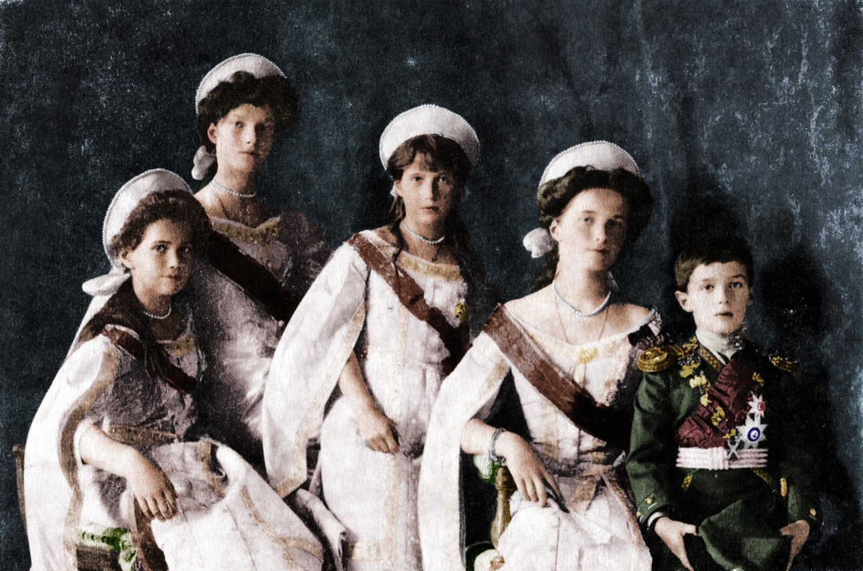 Děti cara Nicholase II Ruska, c1910. od Unbekannt