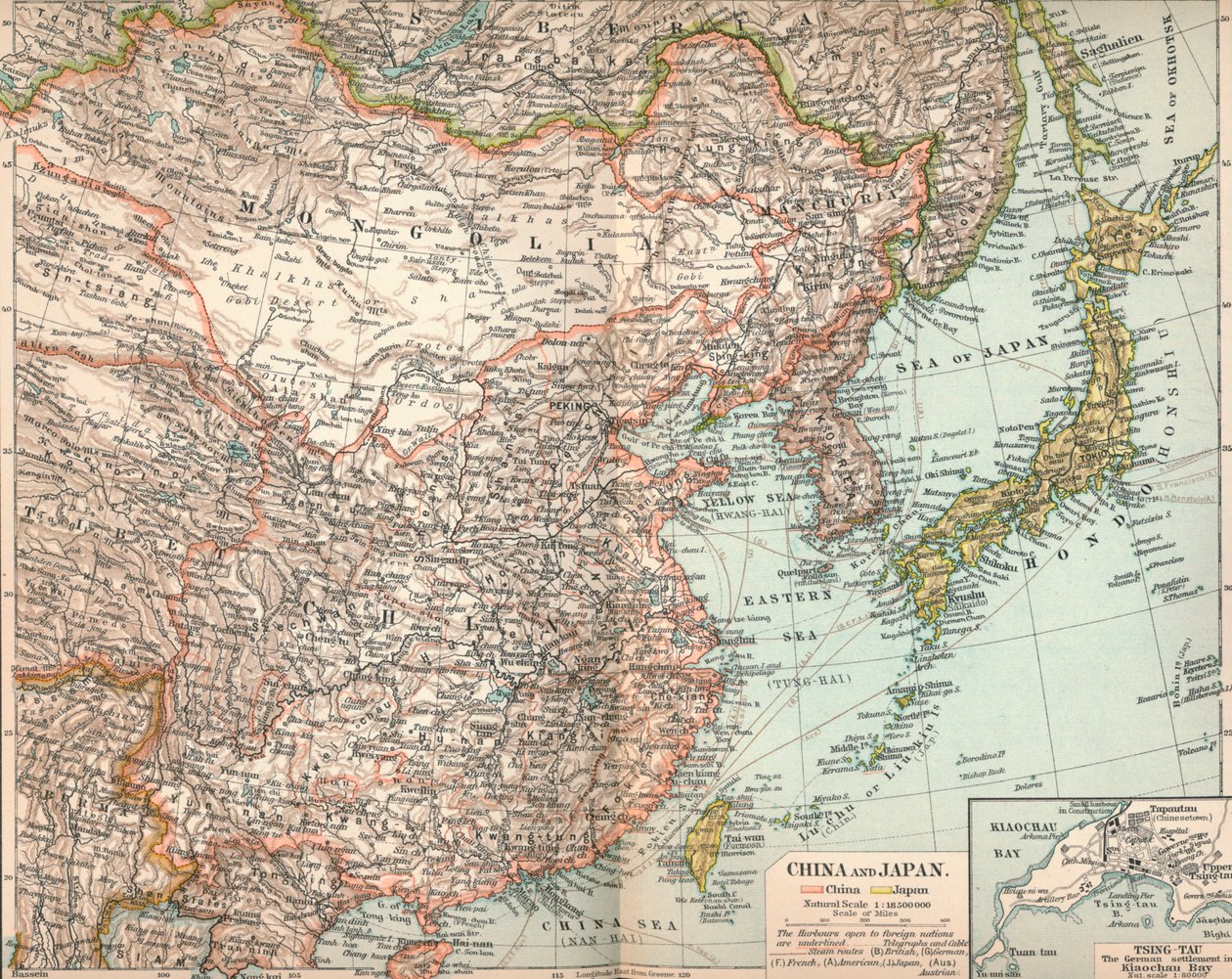 Čína a Japonsko, c1903, 1904 od Unbekannt