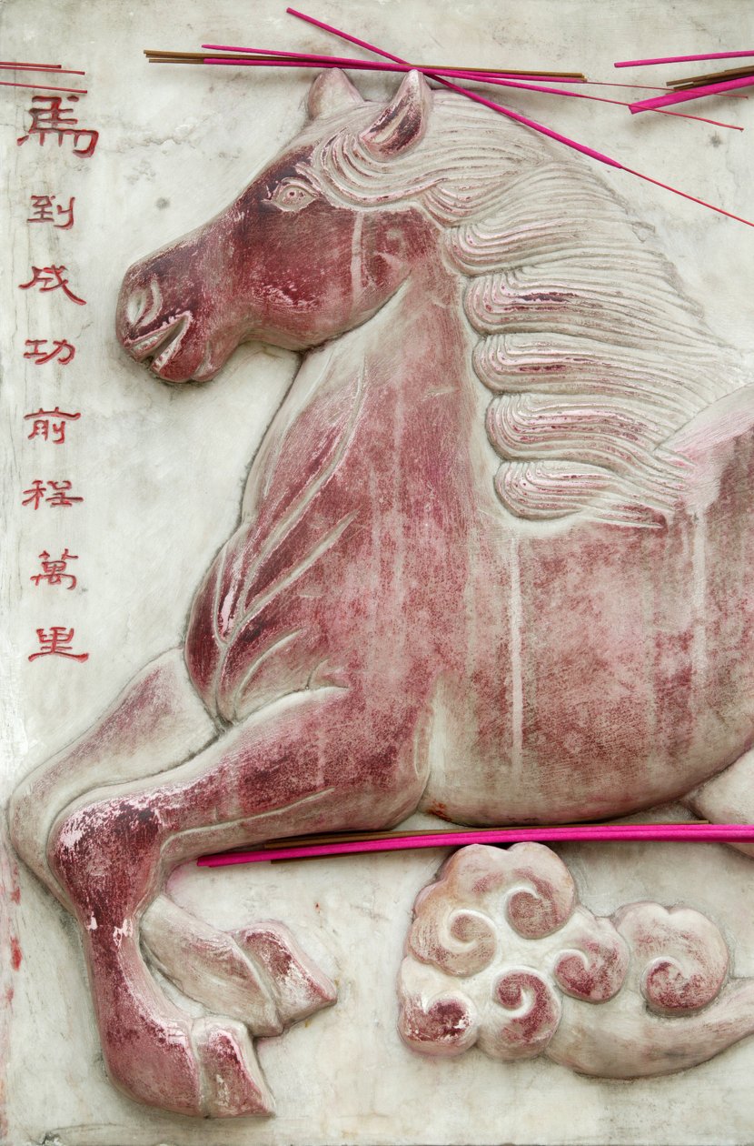 Čínské astrologické znamení. Chrám bílého oblaku, Peking, Čína od Unbekannt
