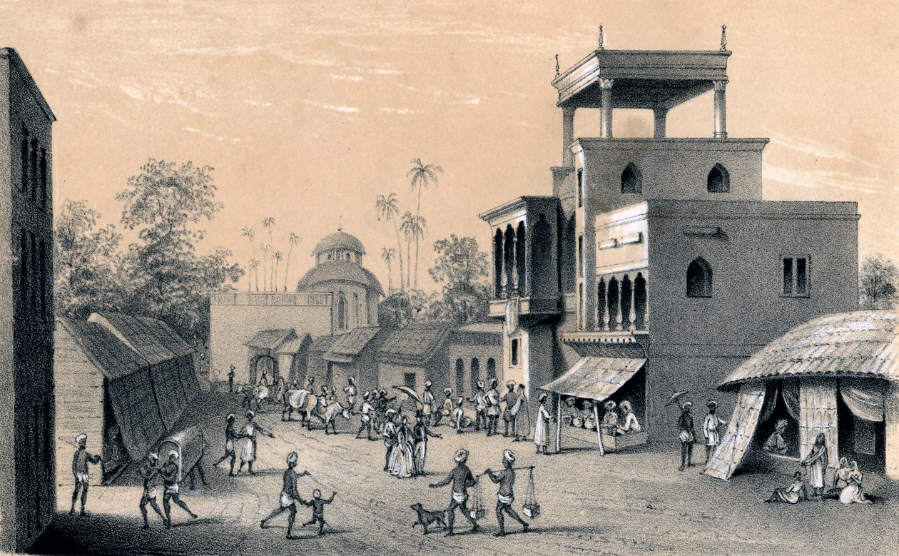 Chittapore Road, Kalkata, 1847 od Unbekannt