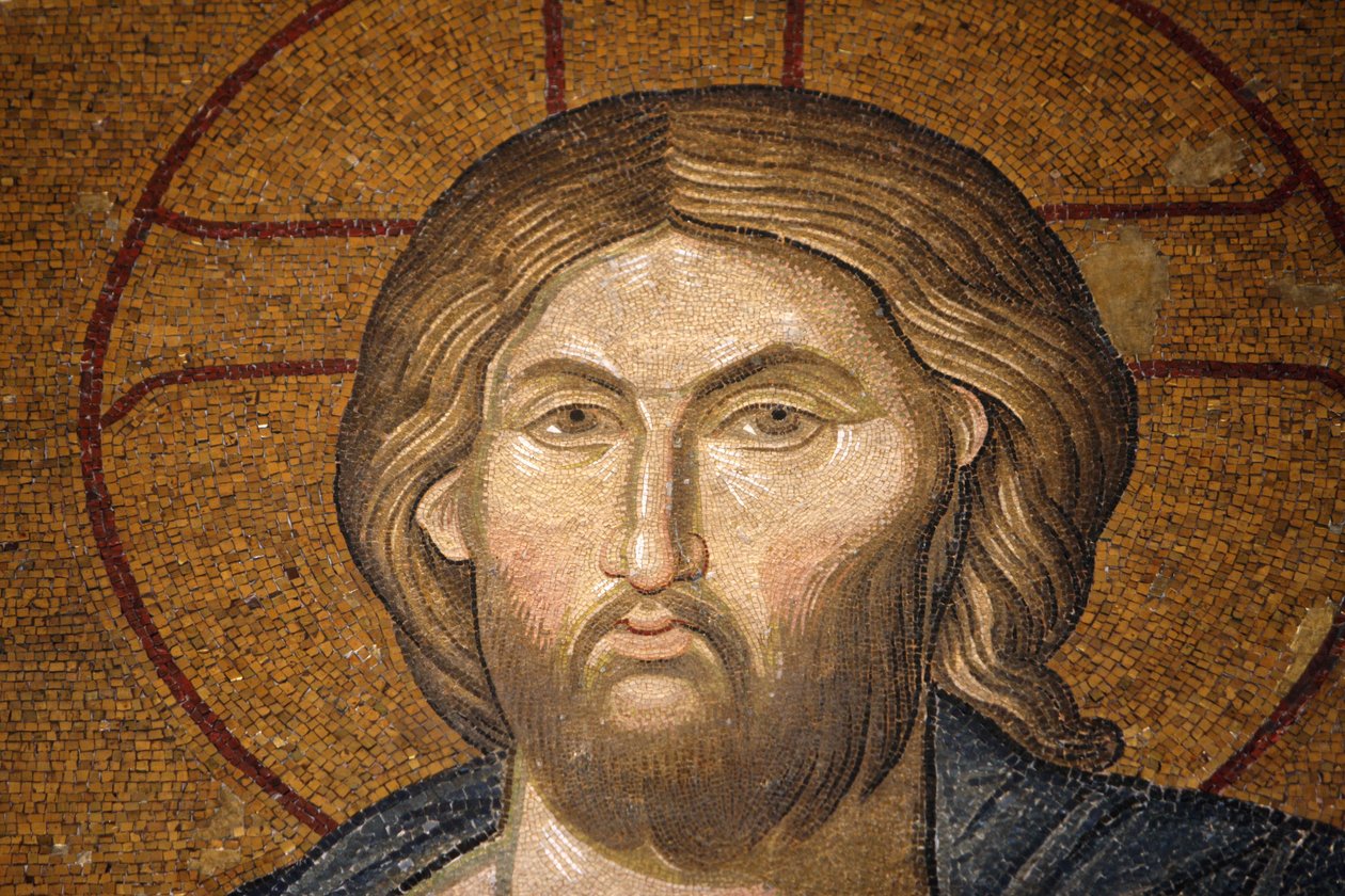 Kostelní muzeum Chora: Mozaika Jesus Pantocrator Istanbul Turecko od Unbekannt