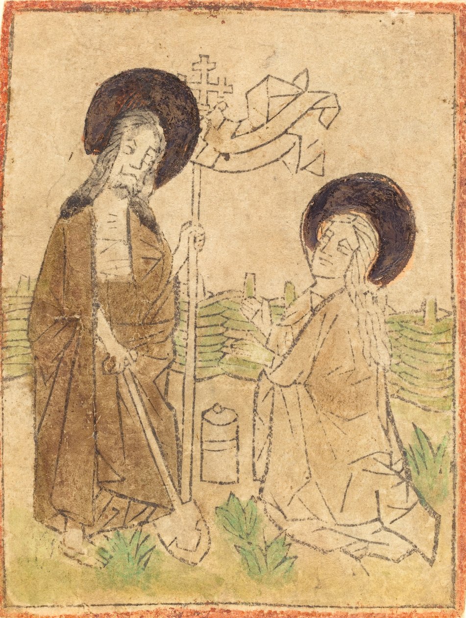 Kristus se zjevuje Marii Magdaleně, 14601470. od Unbekannt