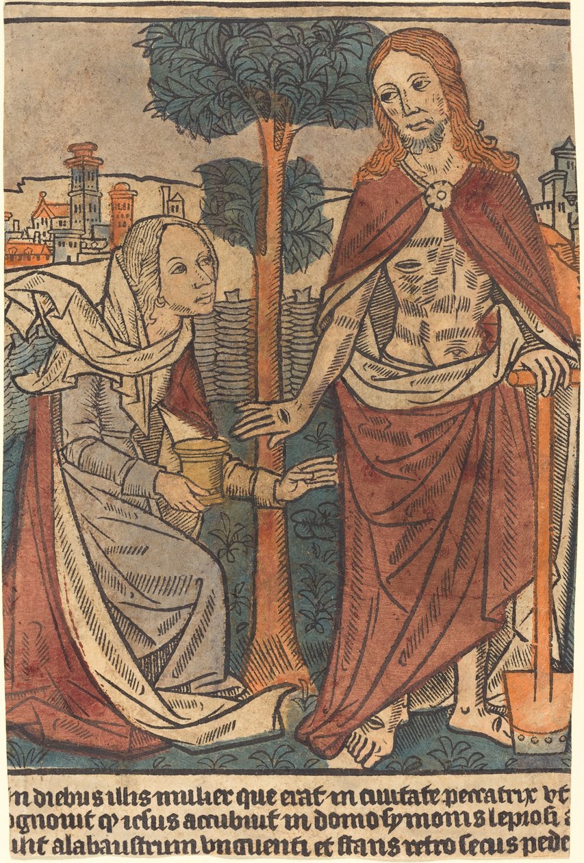 Kristus se zjevuje Marii Magdaleně, c. 1500. od Unbekannt