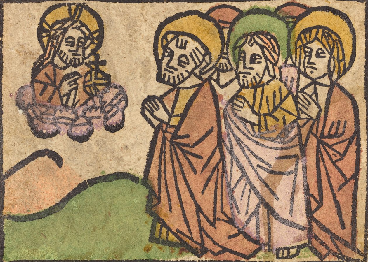 Kristus se zjevuje apoštolům, c. 14601470. od Unbekannt
