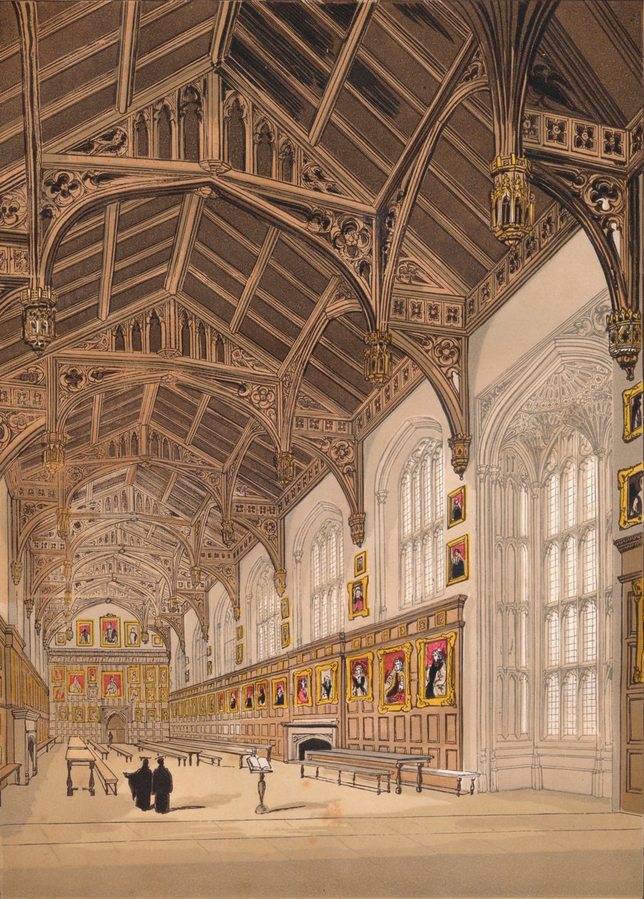 Christ Church Hall Oxford, 1845 od Unbekannt