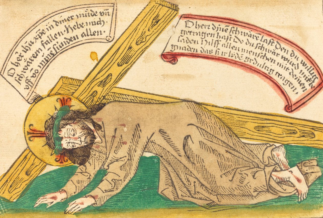 Kristus padající pod tíhou kříže, 14801490. od Unbekannt