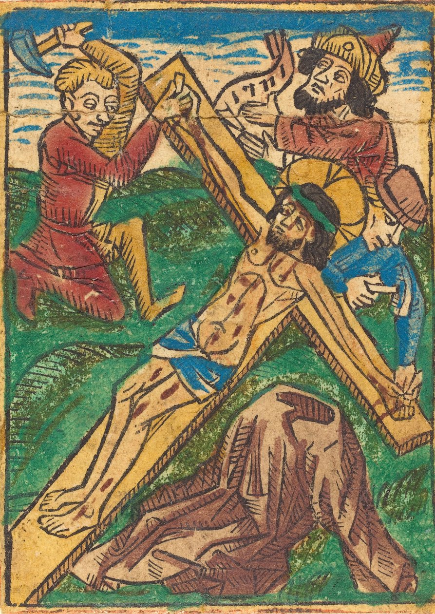 Kristus přibitý na kříž, c. 1490. od Unbekannt