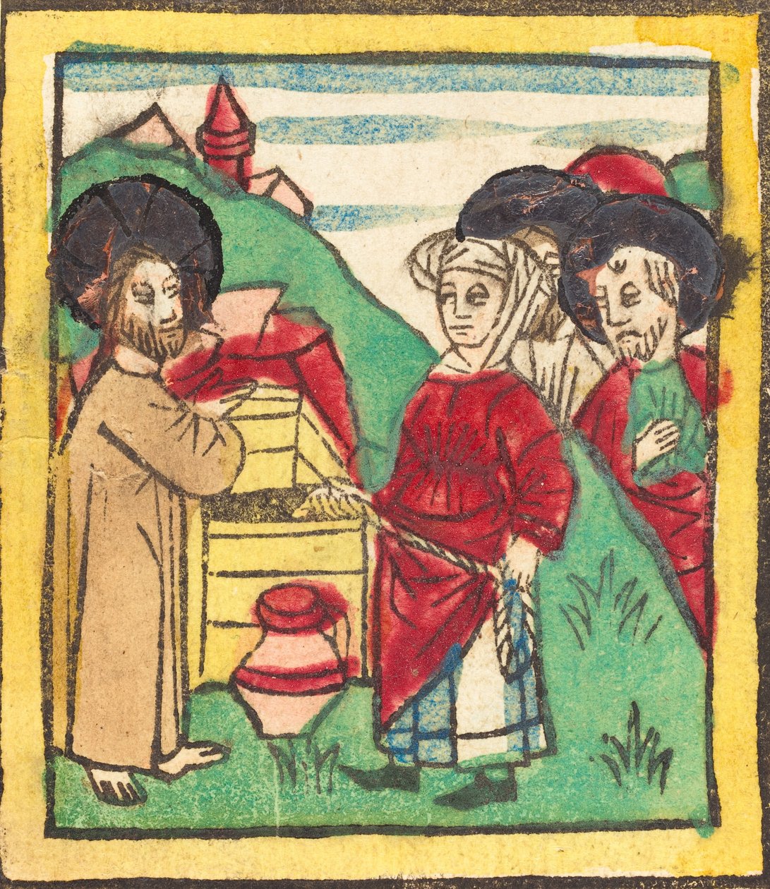 Kristus a žena Samaří, c. 14401460. od Unbekannt