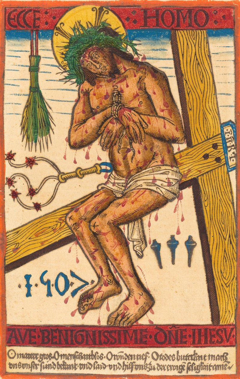 Kristus jako muž bolesti, 1507. od Unbekannt