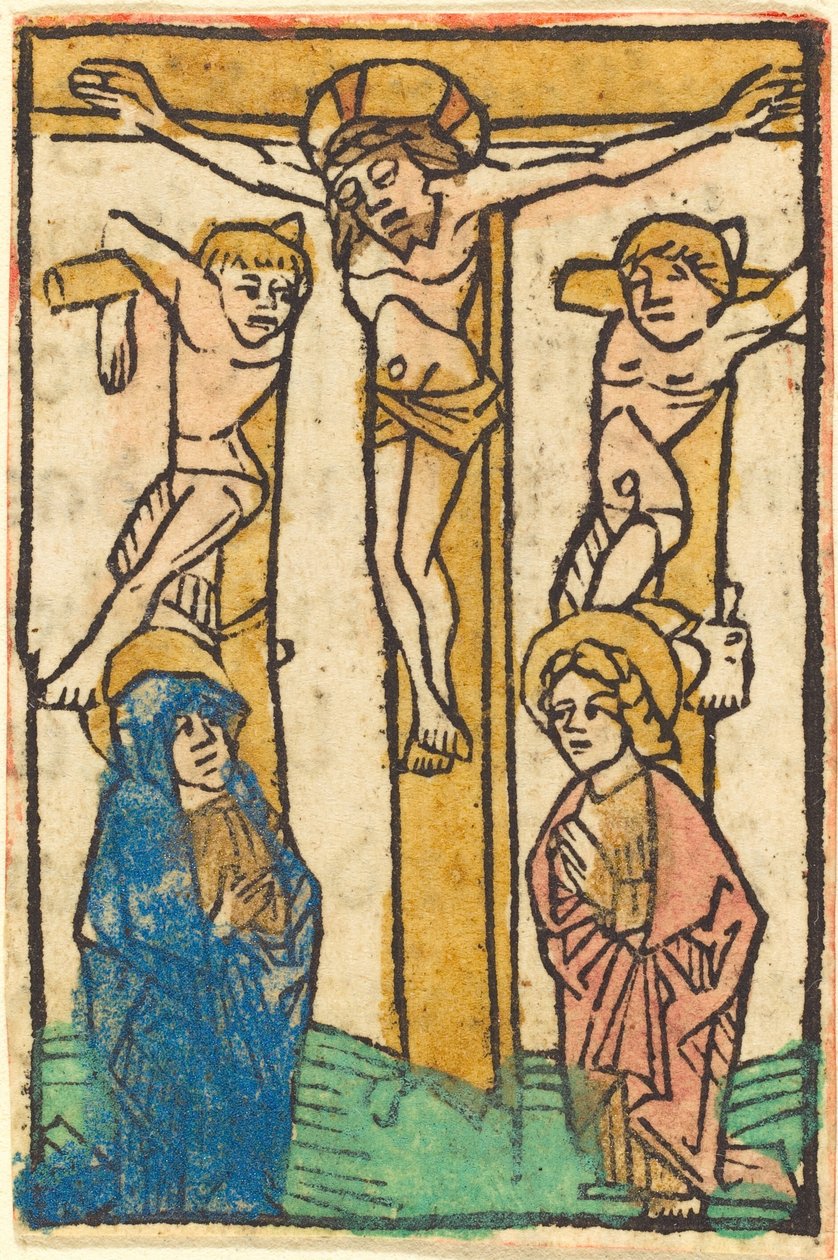 Kristus na kříži mezi dvěma zloději, c. 1475. od Unbekannt