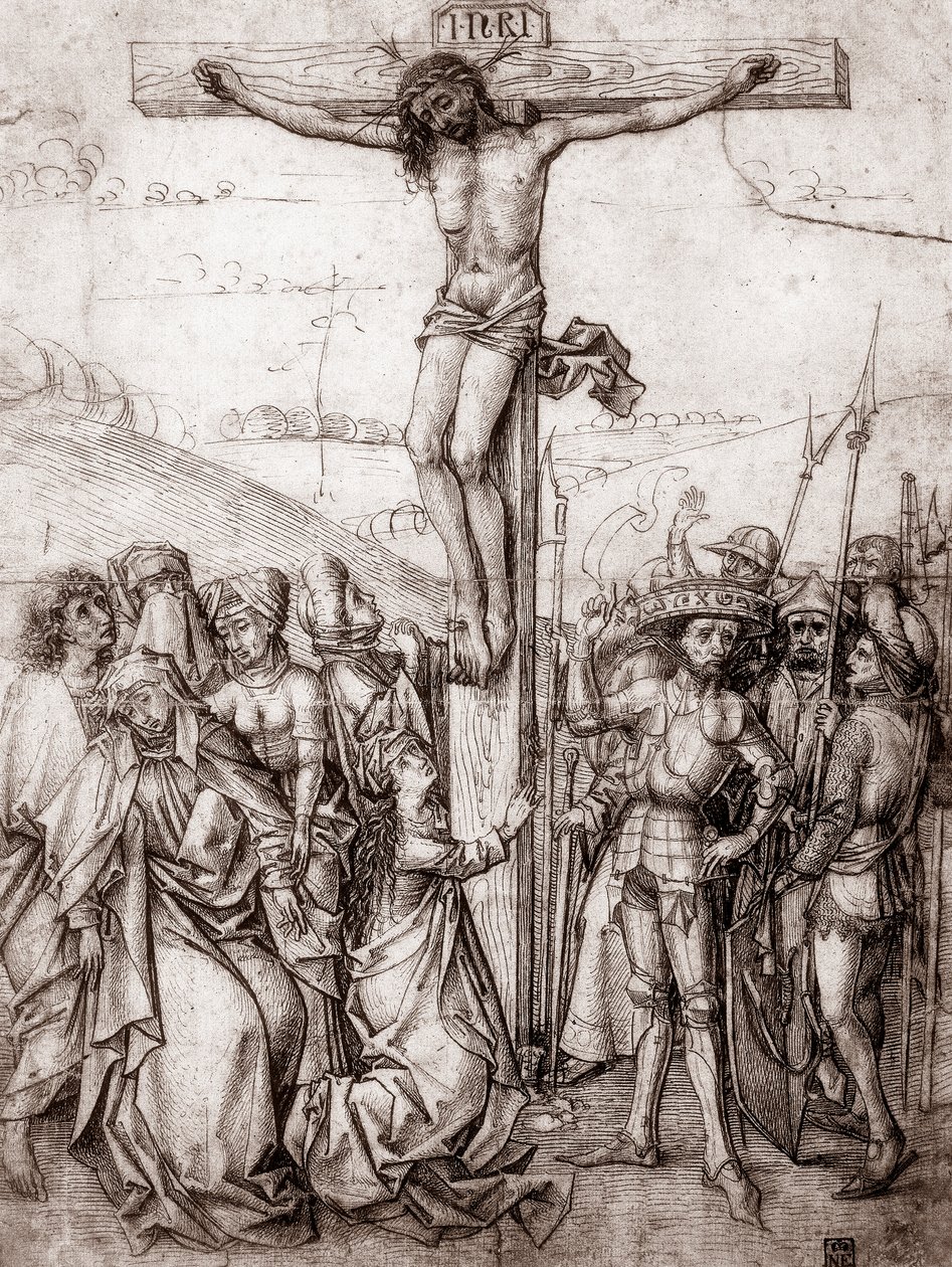 Kristus na kříži, c1480 od Unbekannt