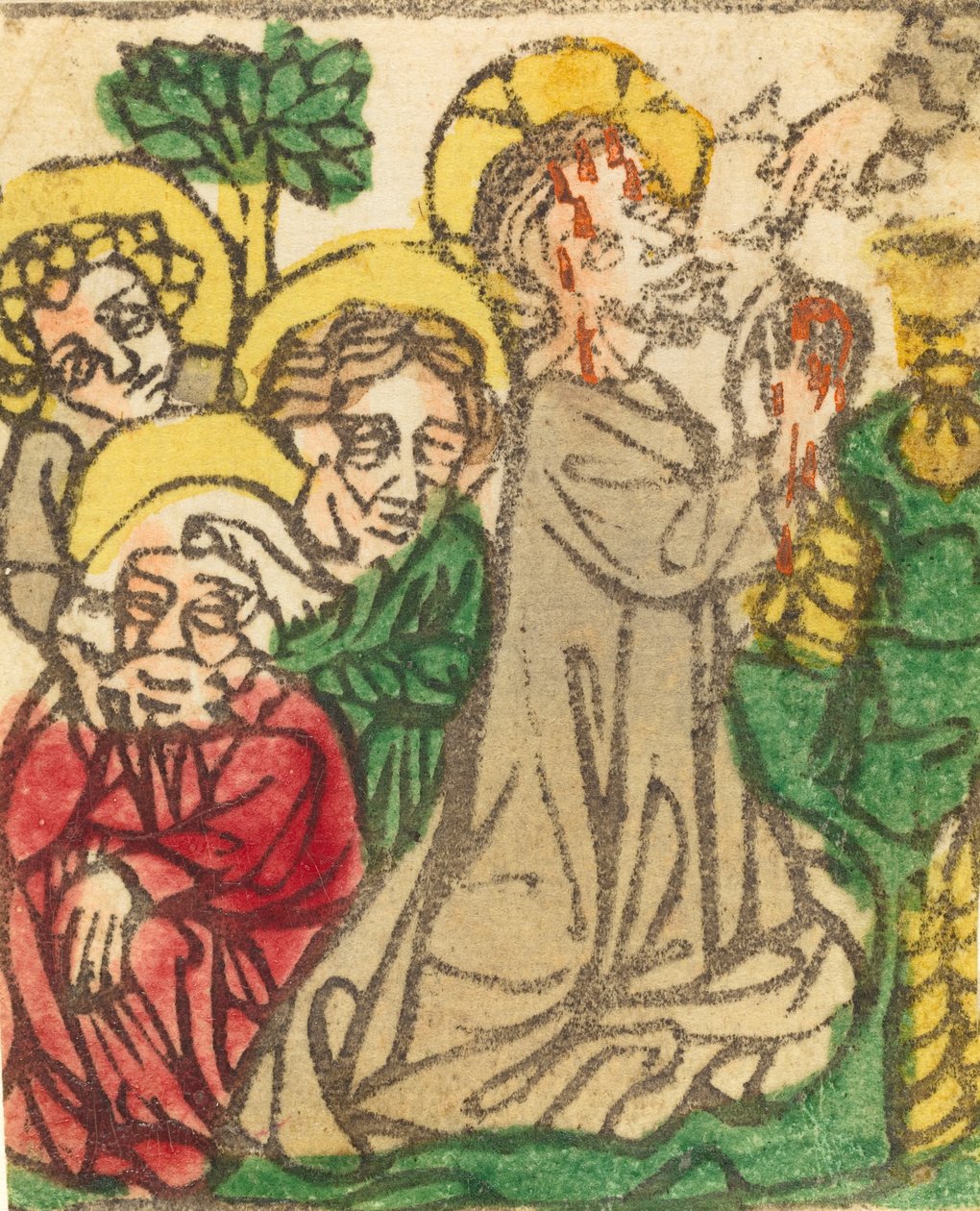 Christ on the Mount of Olives, c. 14251450.    1205294   cs       czech Successfully Translated  Original: En liggende Vulkan, ved ambolten. Allegori på kunsterne Translat: En liggende Vulkan, ved ambolten. Allegori på kunsterne 1268734 cs czech Successful od Unbekannt