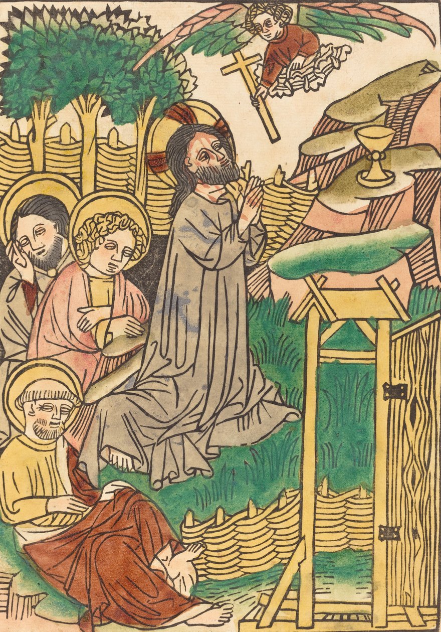 Kristus na hoře Olivetské, c. 14501460. od Unbekannt