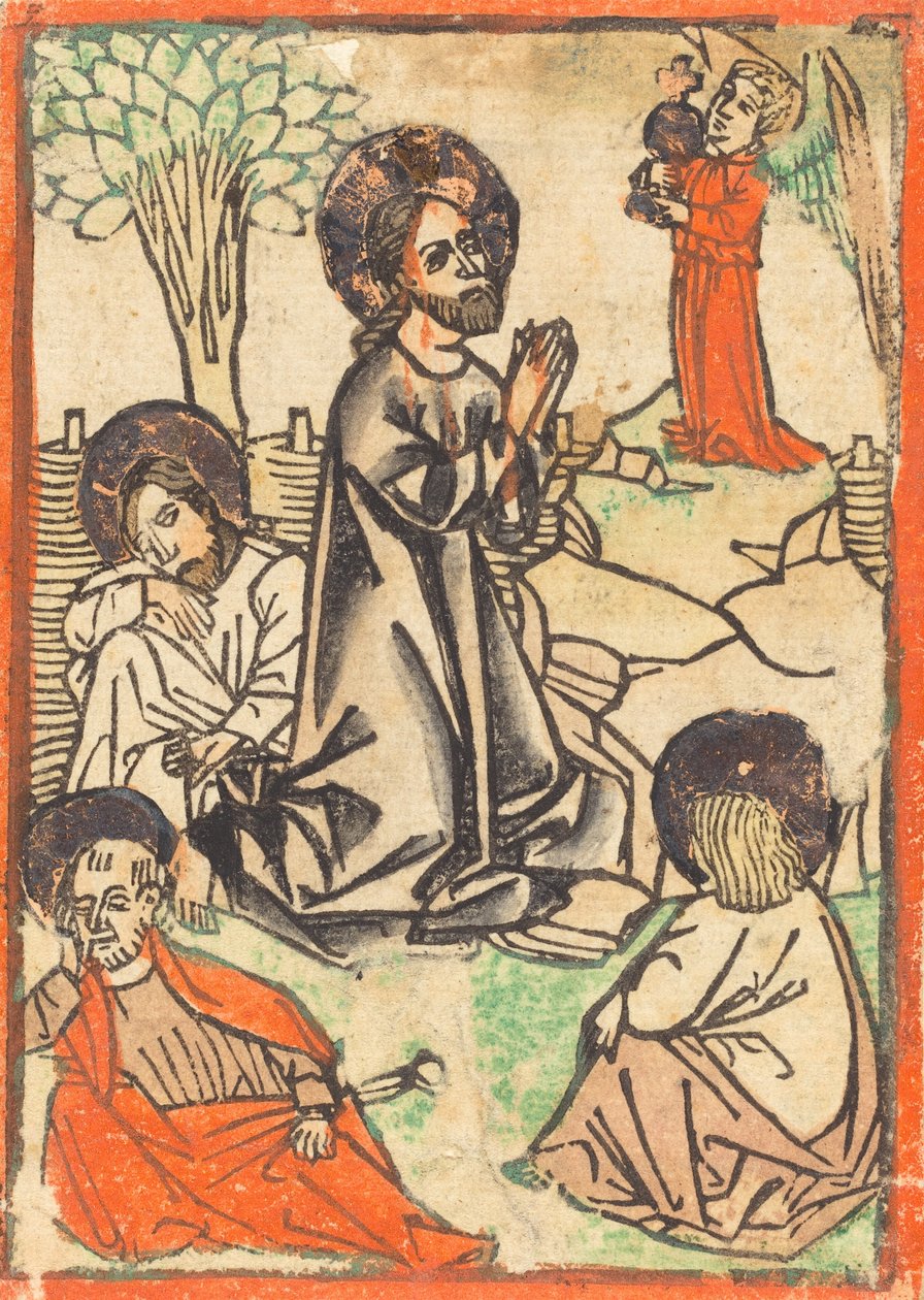 Kristus na hoře Olivetské, c. 1460. od Unbekannt