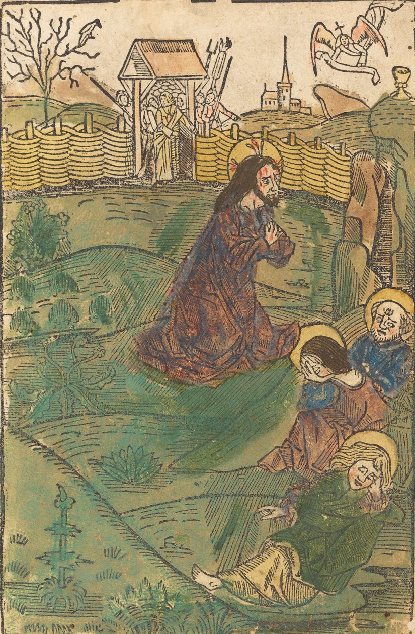 Kristus na hoře Olivetské, c. 1490. od Unbekannt