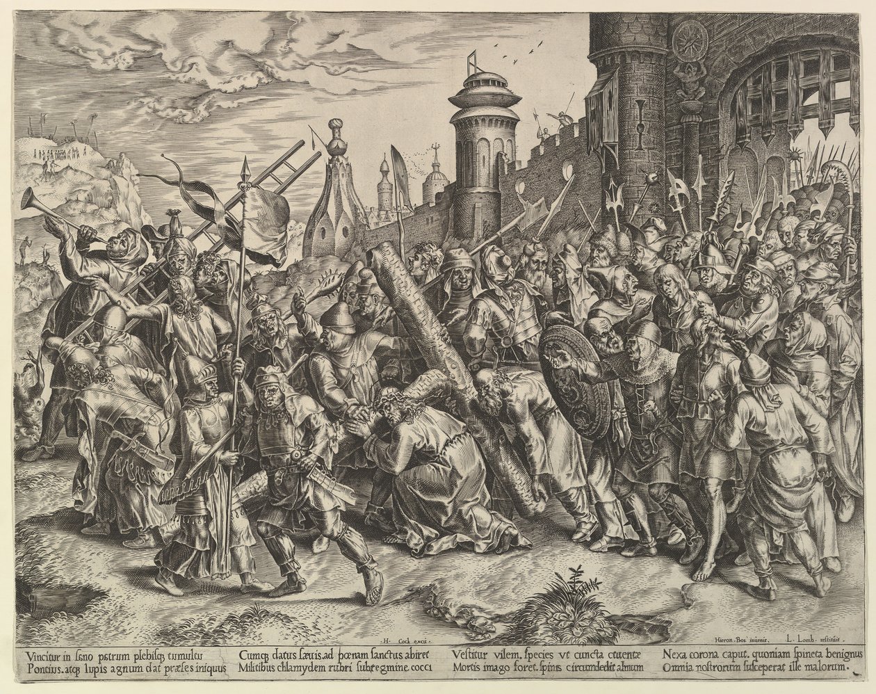 Kristus na cestě na Kalvárii, ca. 1560. od Unbekannt