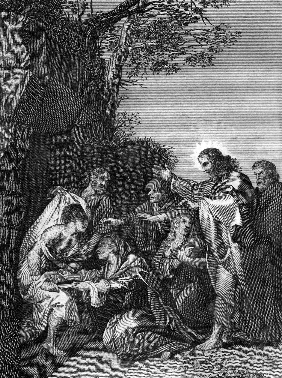 Kristus zvedá Lazara, 1814 od Unbekannt
