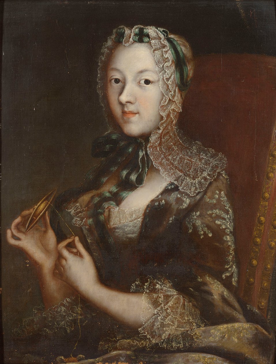 Christine Henriette z Hesse-Rotenburg 1717-1778, princezna z Carignanu, 18. století. od Unbekannt