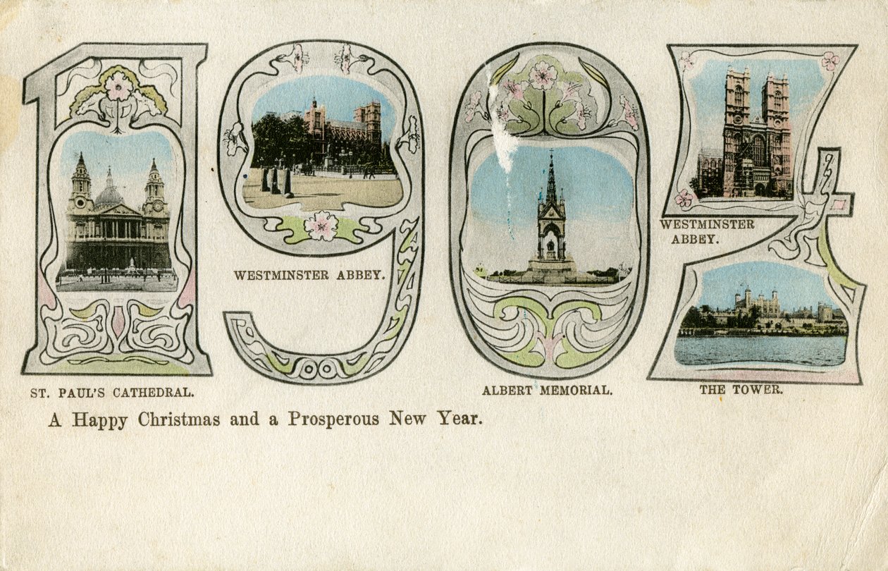 Vánoční přání, 1904 od Unbekannt