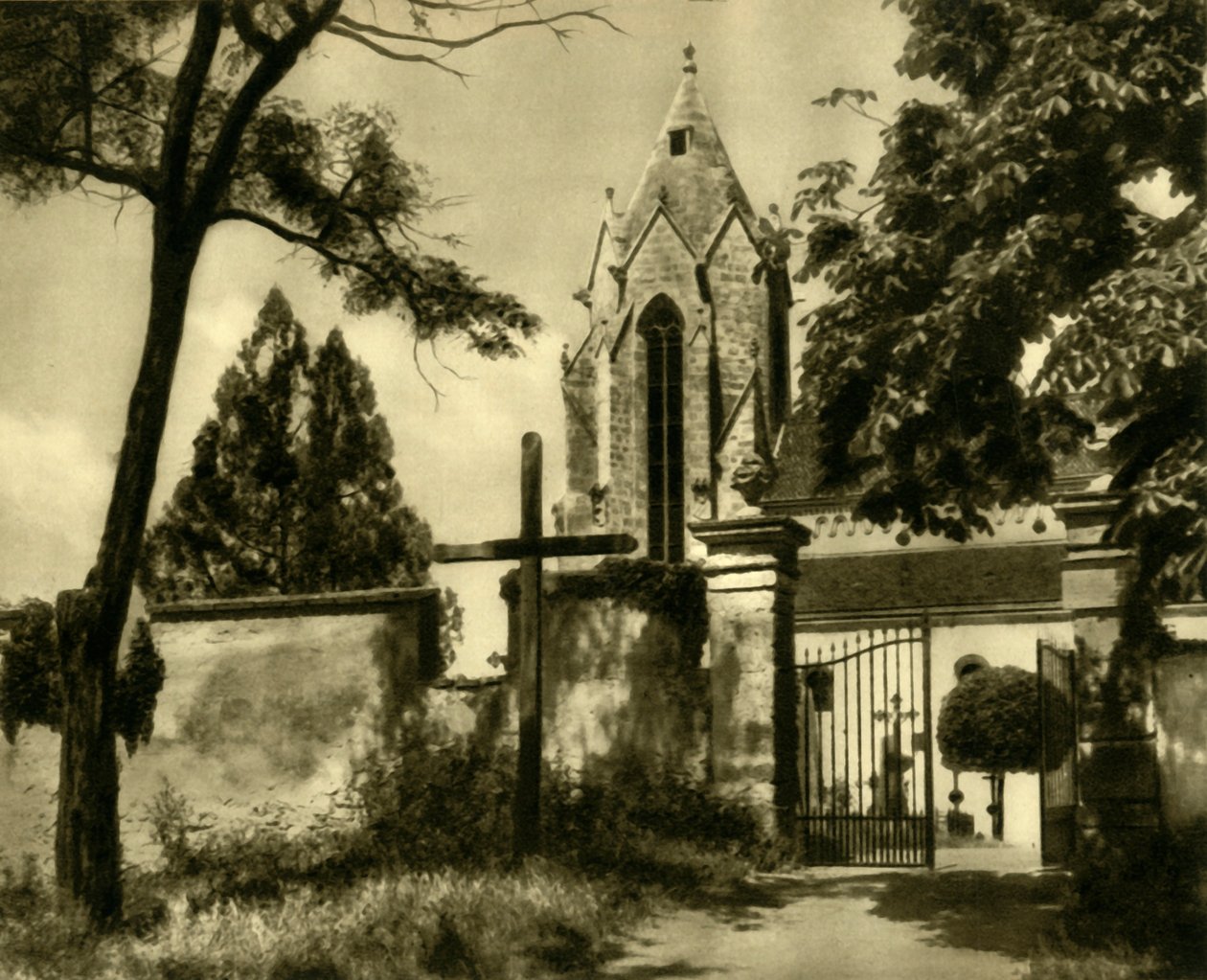 Kostel v Bad Deutsch-Altenburg, Dolní Rakousko, c1935. od Unbekannt