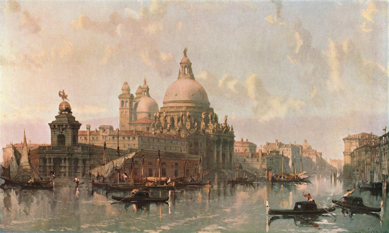 Kostel Santa Maria della Salute, Benátky, 1862, c1902. od Unbekannt
