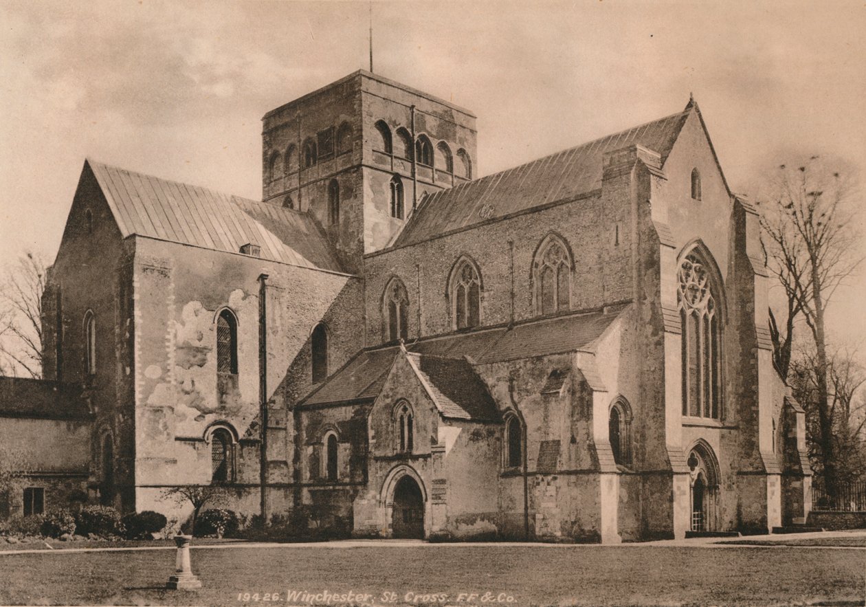 Church of the Hospital of St Cross, Winchester, Hampshire, počátek 20. století od Unbekannt
