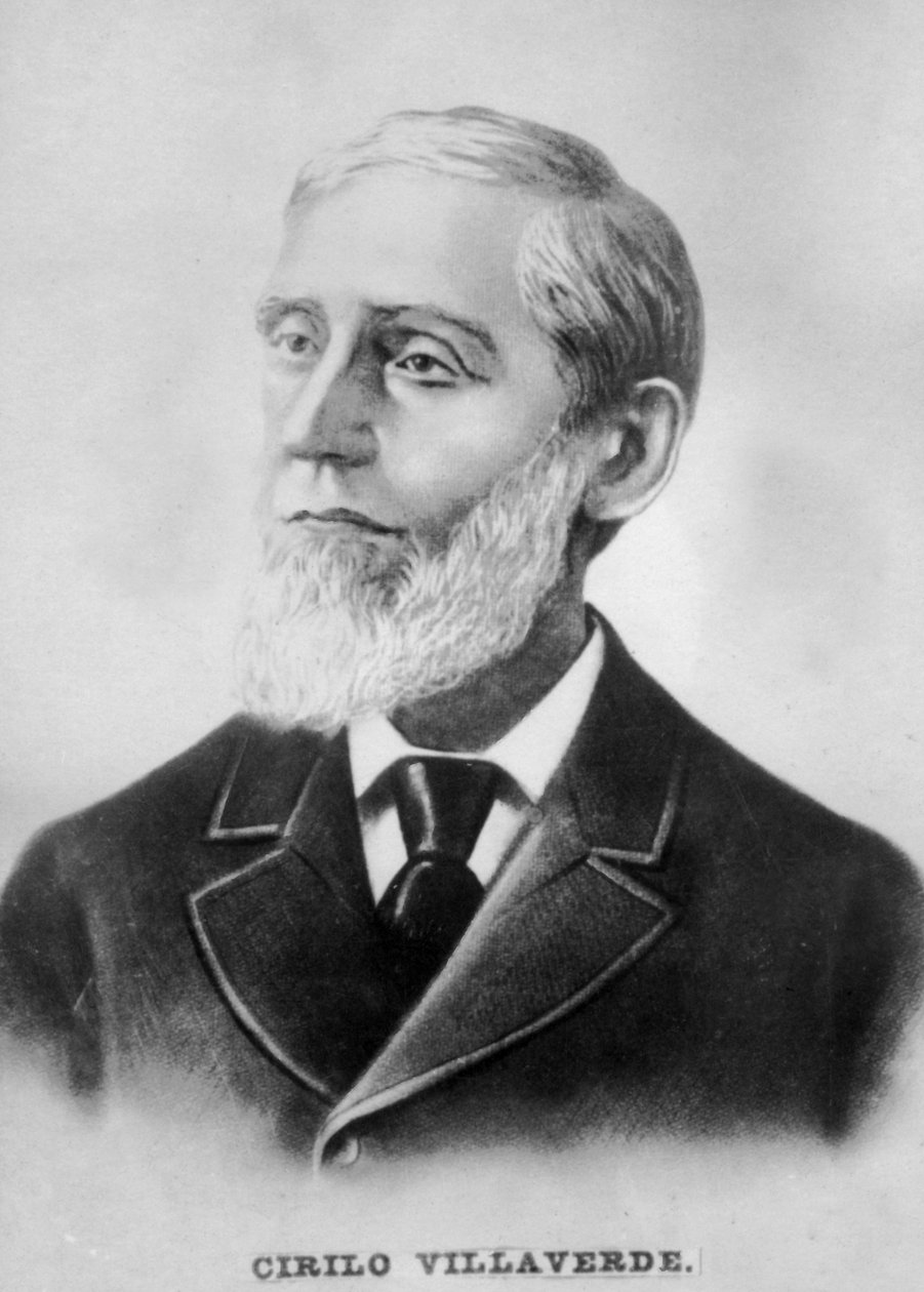 Cirilo Villaverde, kubánský básník, prozaik, novinář a bojovník za svobodu, c1910 od Unbekannt