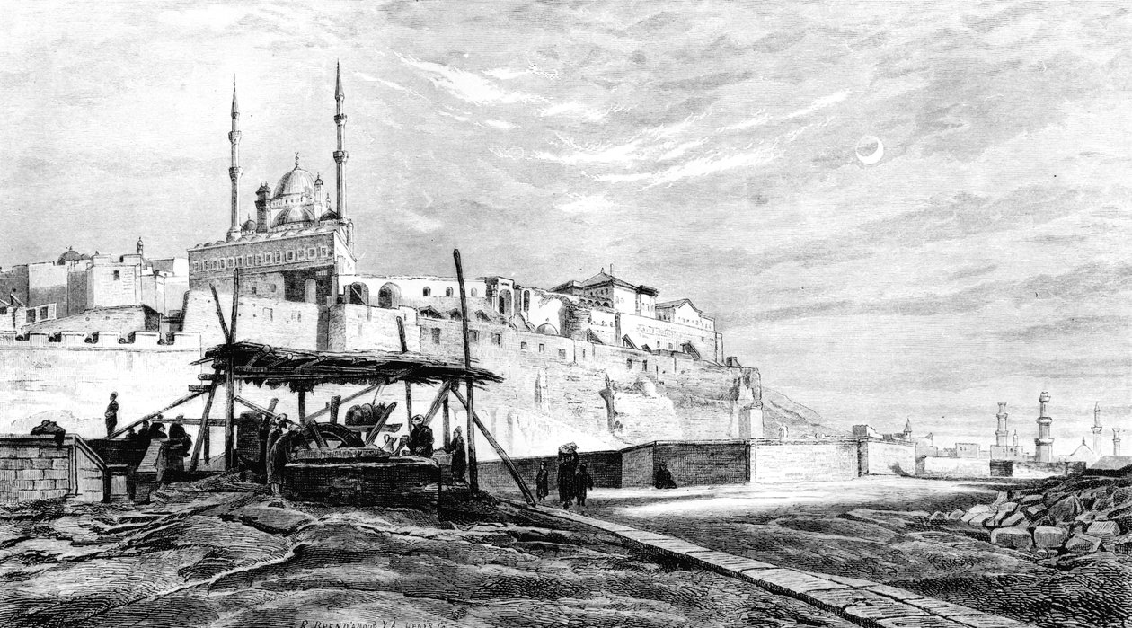Citadela v Káhiře, Egypt, 1880 od Unbekannt