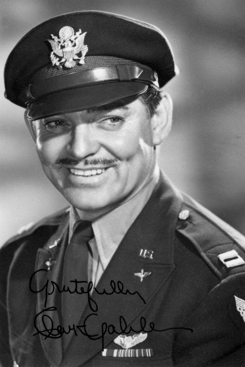 Clark Gable , americký herec, c1942-1945 od Unbekannt