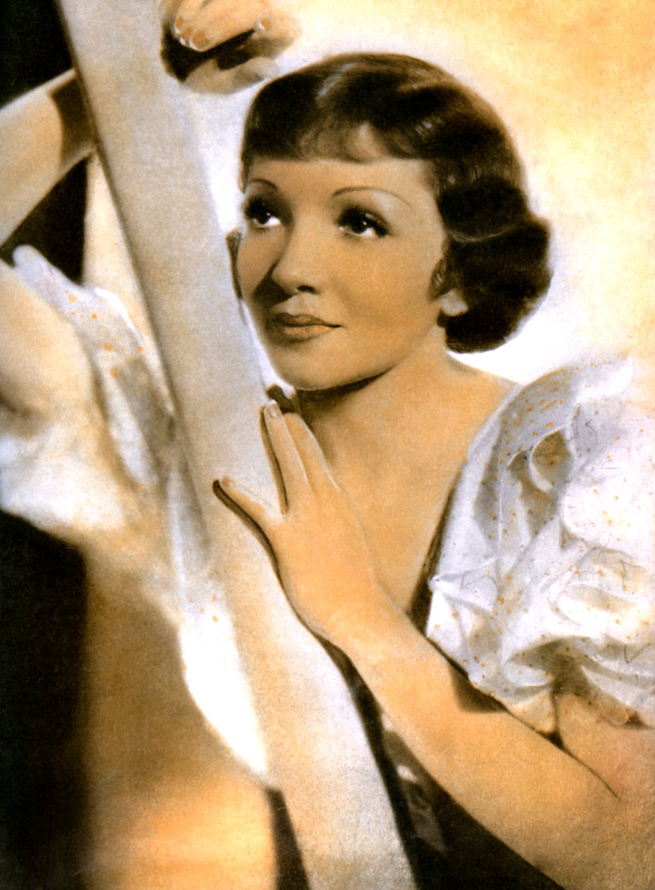 Claudette Colbert, americká herečka francouzského původu, 1934-1935 od Unbekannt
