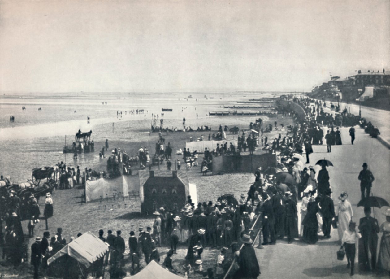 Cleethorpes - Pohled na písky, 1895 od Unbekannt