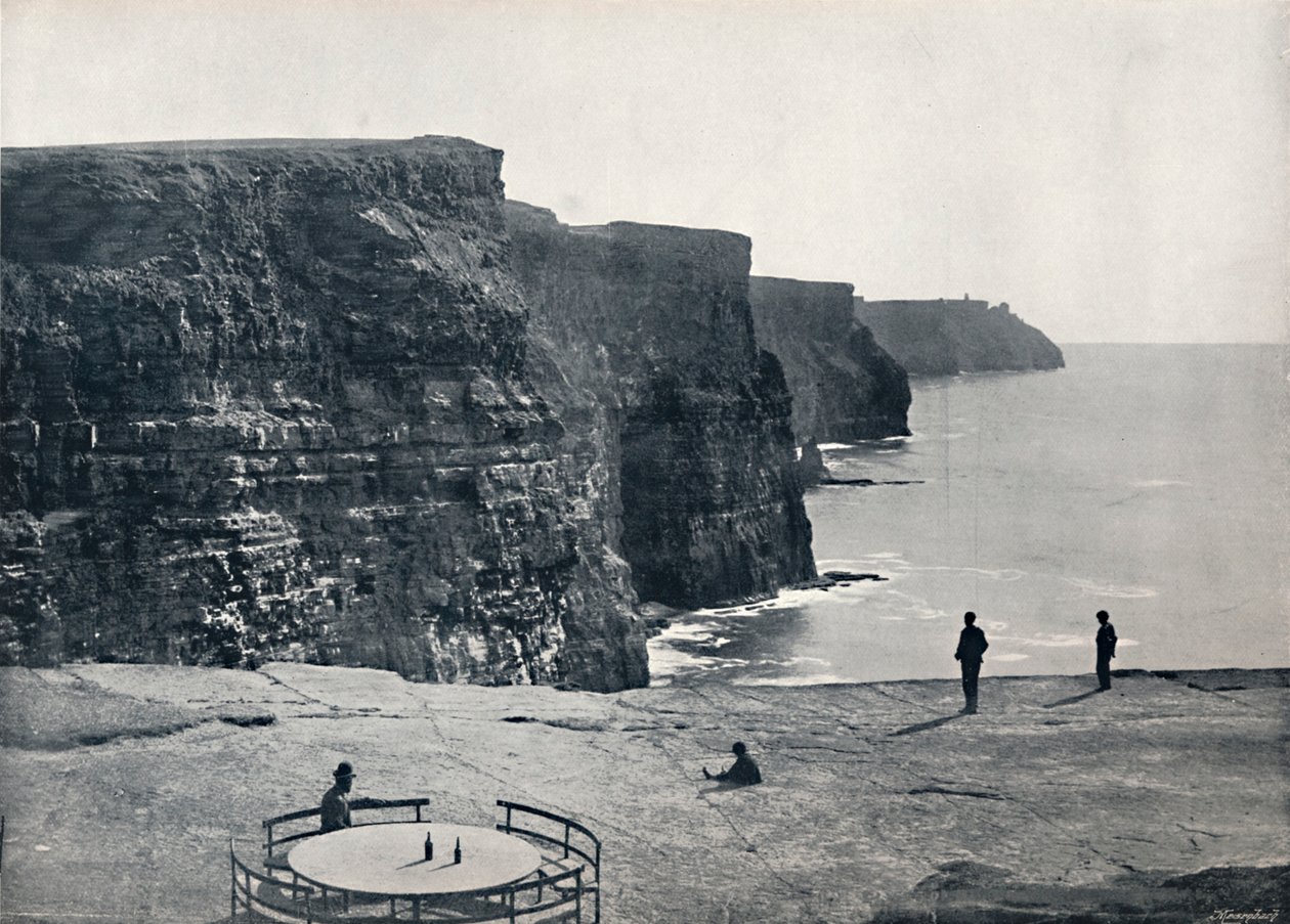 Cliffs of Moher - Nápadná pobřežní scéna, 1895 od Unbekannt