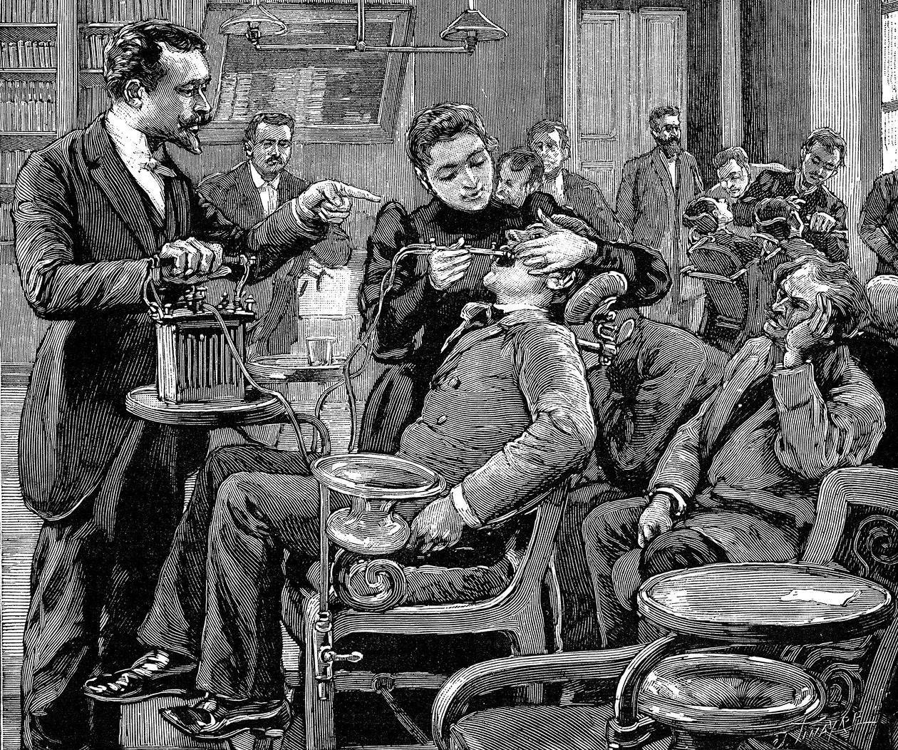 Klinika na Fakultě zubního lékařství, Paříž, 1892 od Unbekannt