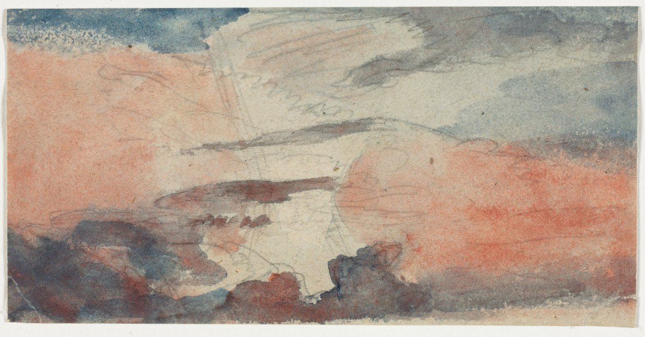 Cloud Study, 1800s. od Unbekannt