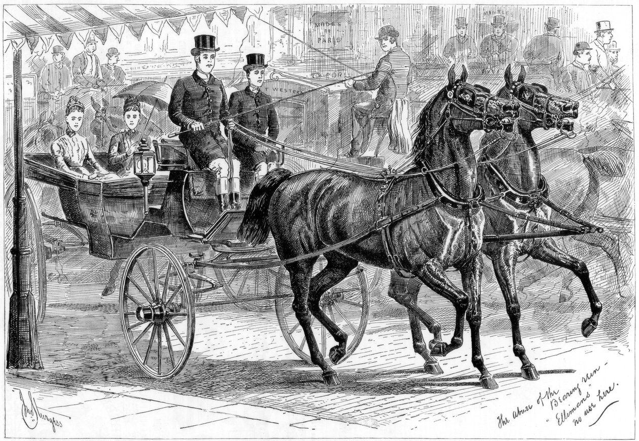 Trenér a koně, 1889 od Unbekannt