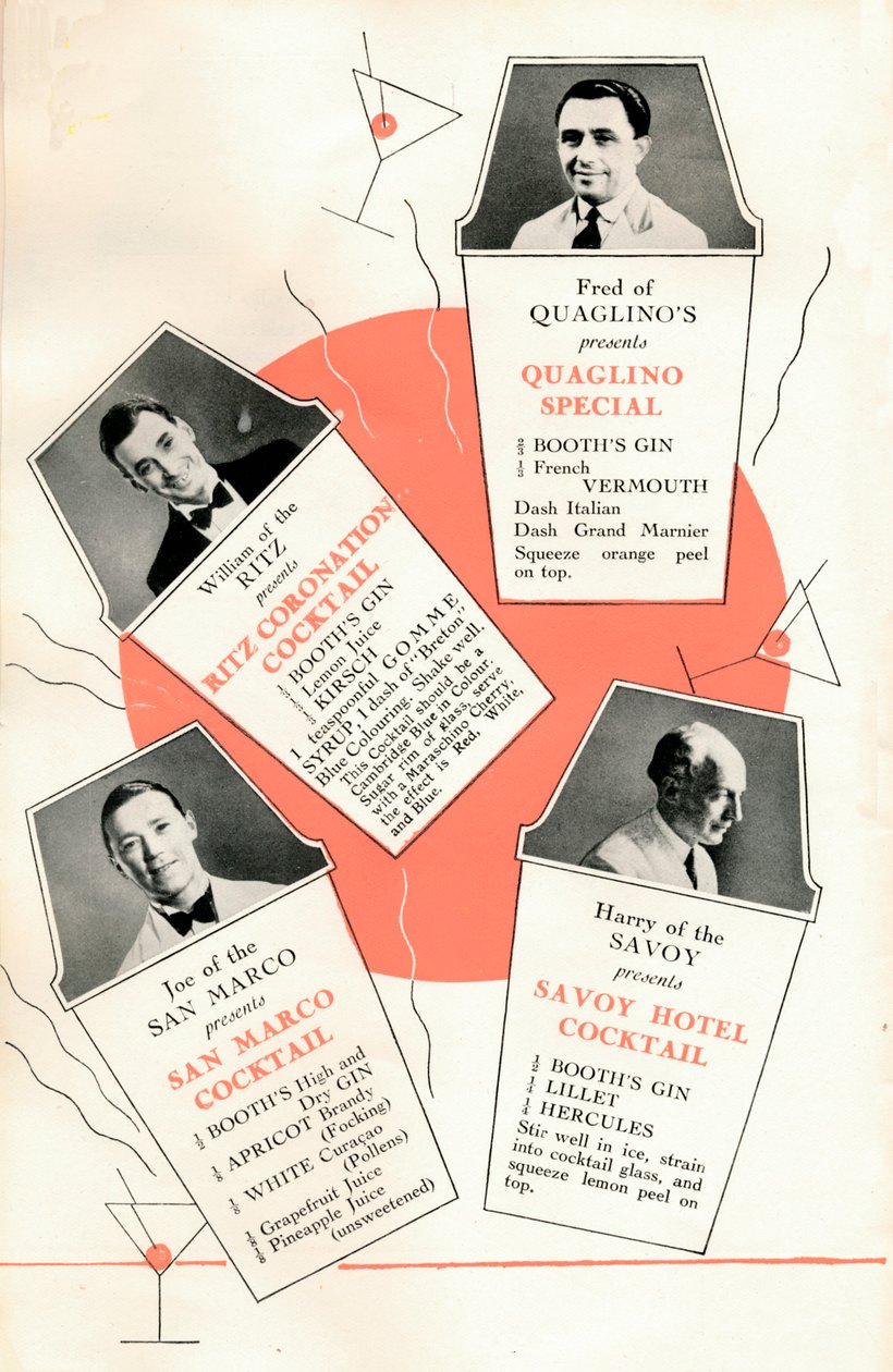 Recepty na koktejly, c1935 1935. od Unbekannt