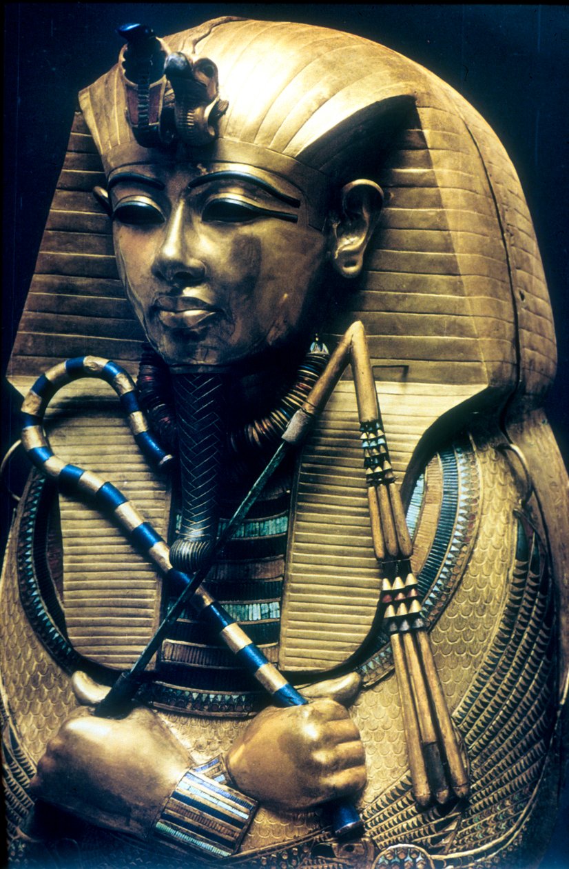 Rakev Tutanchamona, starověkého egyptského faraona, c1325 př.nl od Unbekannt