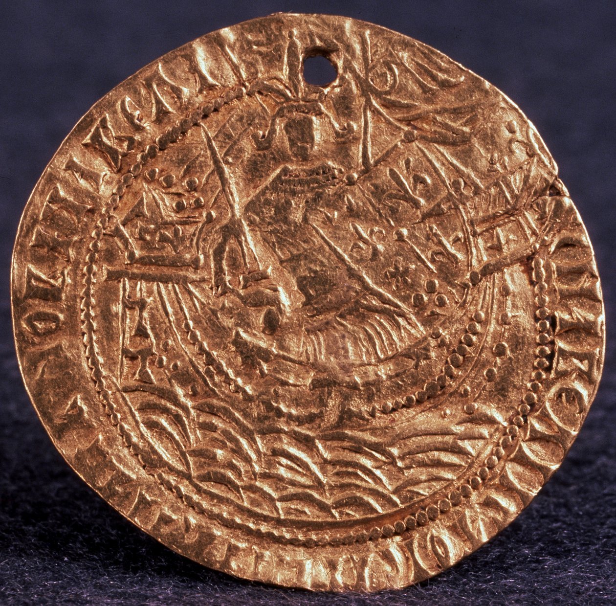 Mince Korabelnik cara Ivana III Reverse: Vládce na své lodi, 1471-1490 od Unbekannt