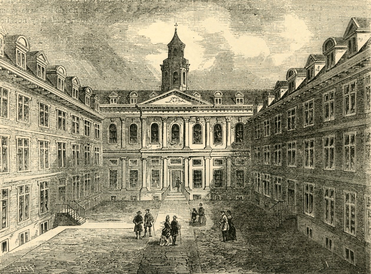 College of Physicians, Warwick Lane. Interiér čtyřúhelníku, c1872. od Unbekannt