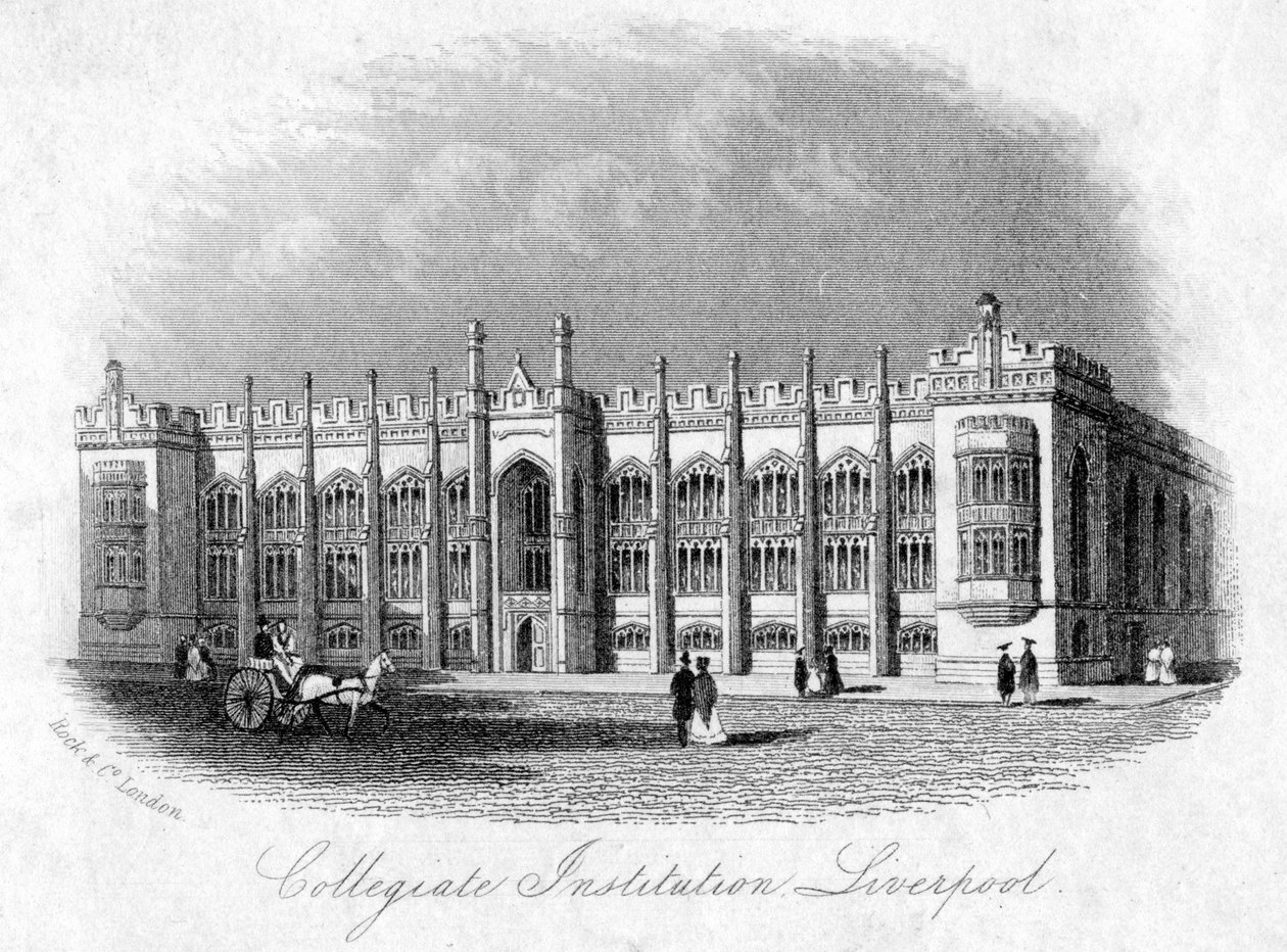 Kolegiátní instituce, Liverpool, c1870 od Unbekannt