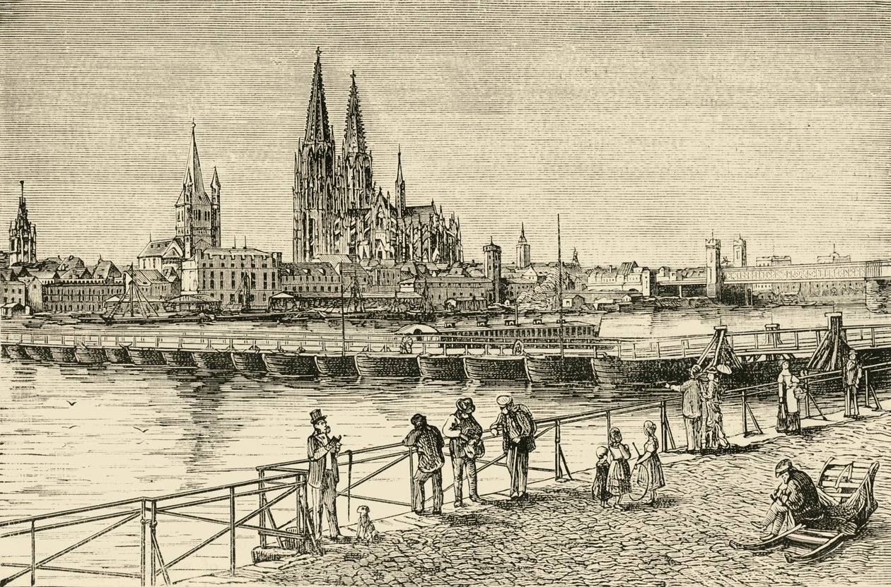 Kolín nad Rýnem, 1890. od Unbekannt