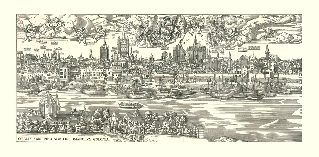 „Kolín nad Rýnem v roce 1530“. od Unbekannt