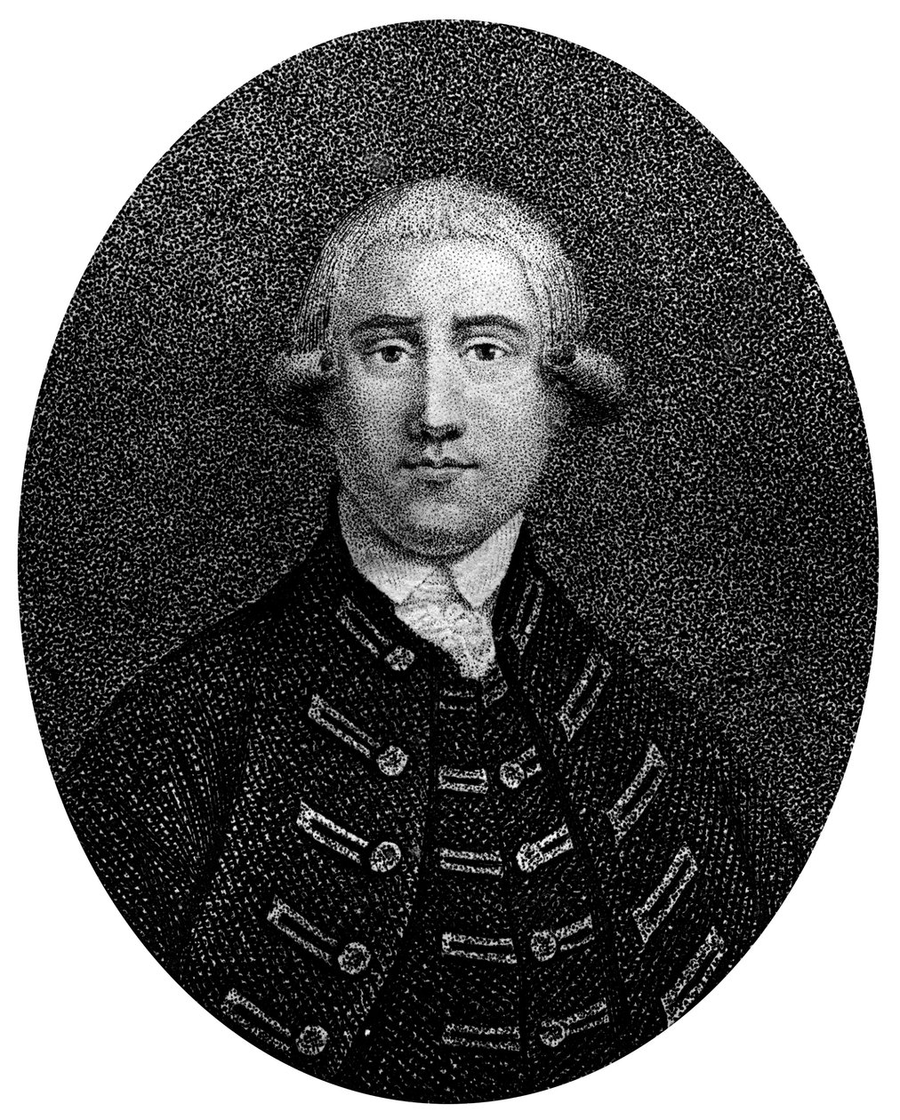 Plukovník James Gardiner 1688-1745, skotský voják, 1837 od Unbekannt